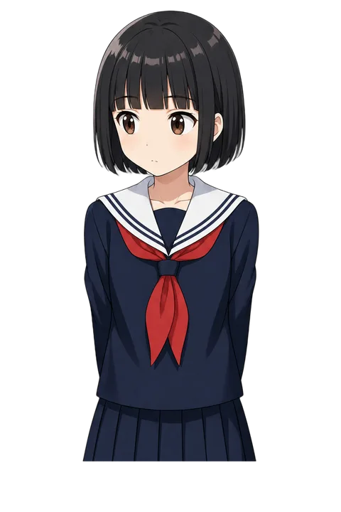 교복 소녀