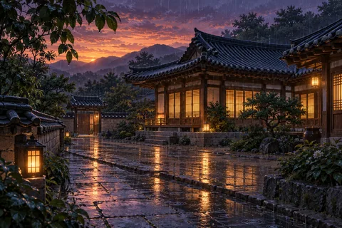 한옥 · 저녁