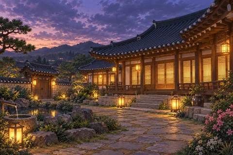 한옥 · 저녁