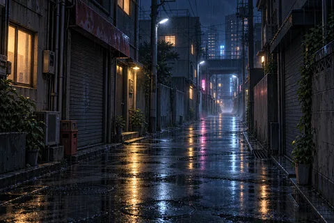 골목 · 밤