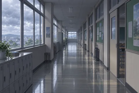 학교복도 · 낮