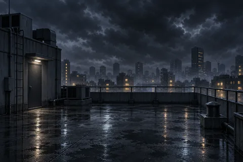 도시옥상 · 밤