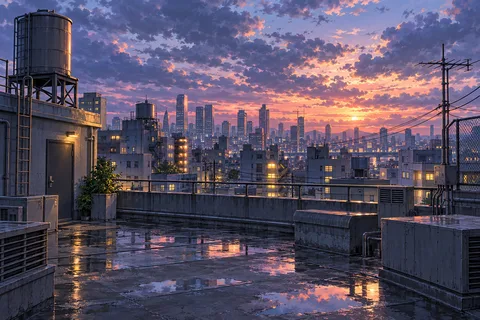 도시옥상 · 저녁