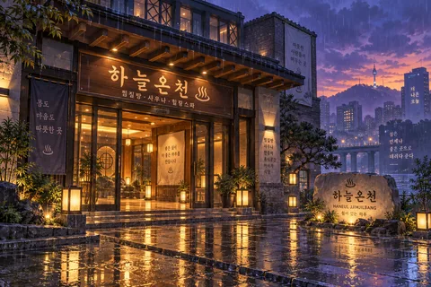 찜질방 · 저녁