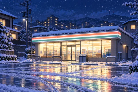 편의점 · 밤
