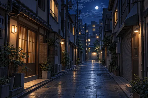 골목 · 밤