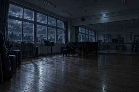 연습실 · 밤