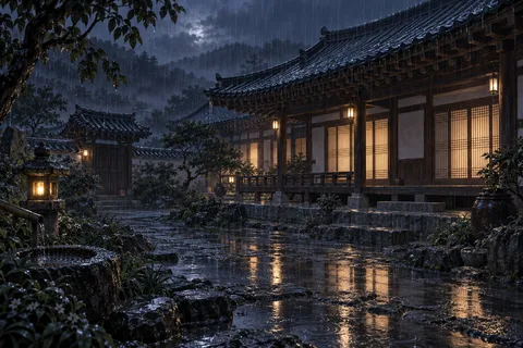 한옥 · 밤