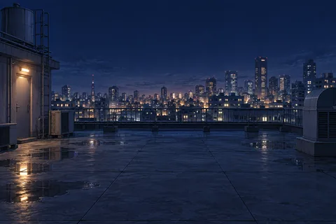 도시옥상 · 밤