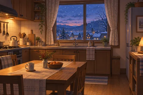 부엌 · 저녁