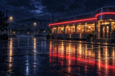 식당 · 밤
