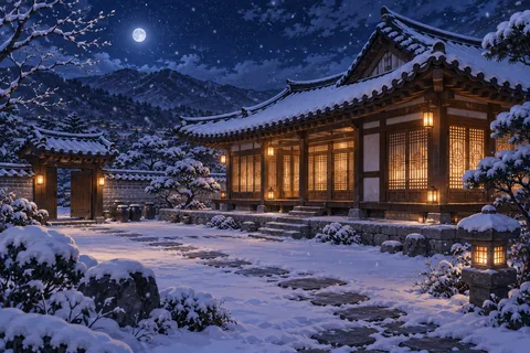 한옥 · 밤