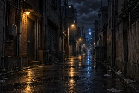 골목 · 밤