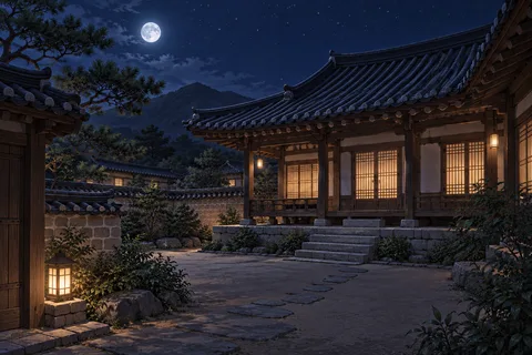 한옥 · 밤