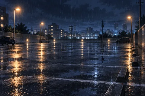 주차장 · 밤