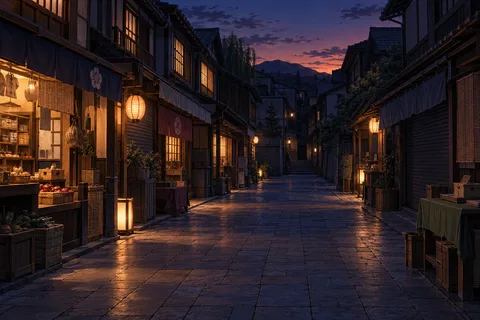 시장 · 저녁